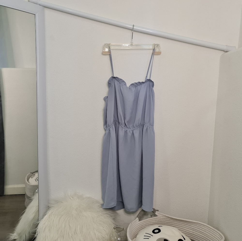 Blue dress